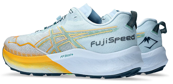 Кроссовки мужские ASICS Fujispeed 2 Light Blue/Dark Mint - Фото 3 большая