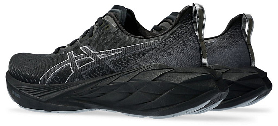Кроссовки мужские ASICS Novablast 4 Black/Graphite Grey - Фото 3 большая