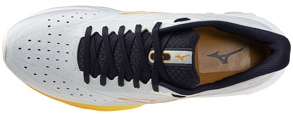 Кроссовки мужские Mizuno Wave Skyrise 6 Mercury/Tangelo/Nimbus Cloud - Фото 3 большая