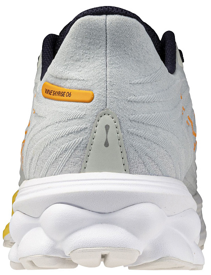 Кроссовки мужские Mizuno Wave Skyrise 6 Mercury/Tangelo/Nimbus Cloud - Фото 4 большая