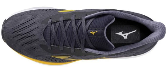 Кроссовки мужские Mizuno Wave Serene 2 Baritone Blue/Citrus/Odyssey Gray - Фото 2 большая