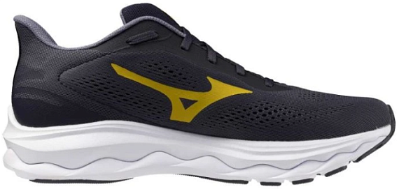 Кроссовки мужские Mizuno Wave Serene 2 Baritone Blue/Citrus/Odyssey Gray - Фото 3 большая