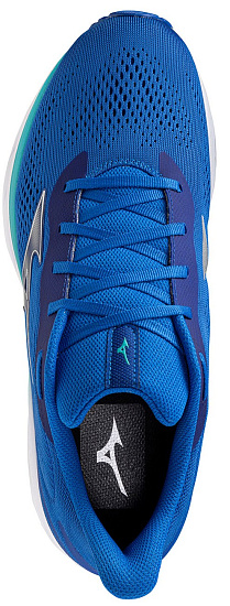Кроссовки мужские Mizuno Wave Serene 2 Princess Blue/Silver/Ceramic - Фото 4 большая