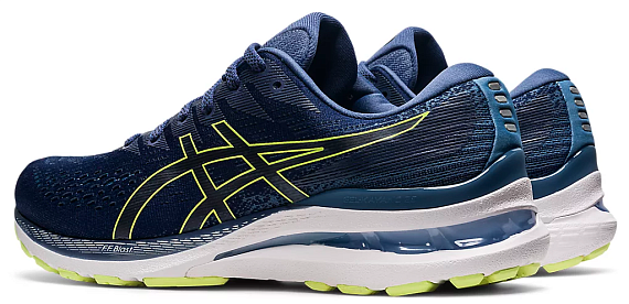 Кроссовки мужские ASICS Gel-Kayano 28 Thunder Blue/Glow Yellow - Фото 3 большая