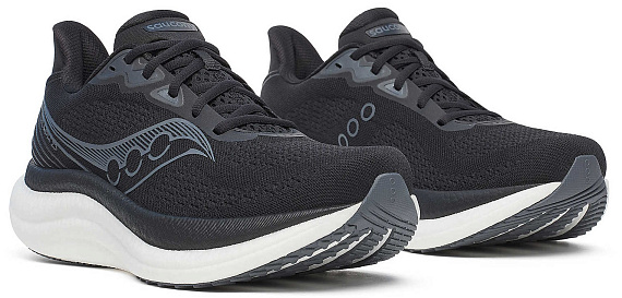Кроссовки мужские Saucony Triumph 23 Black/White - Фото 6 большая