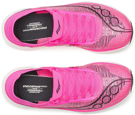 Кроссовки Saucony Endorphin Elite 2 Shock/Black - Фото 4 большая