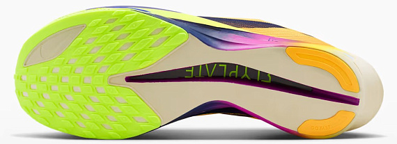 Кроссовки мужские Nike Zoomx Streakfly 2 Citron Pulse/Indigo Burst/Volt Ice/Hyper Violet/Blue Void/A - Фото 3 большая