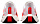 Кроссовки мужские Nike Pegasus Plus White/Black/Bright Crimson/Topaz Gold - Фото 3 малая