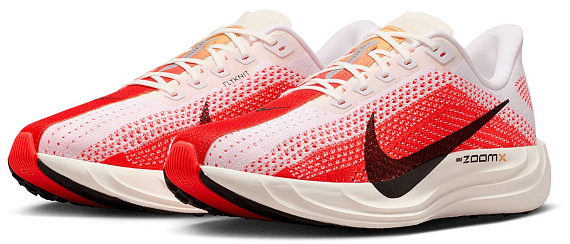 Кроссовки мужские Nike Pegasus Plus White/Black/Bright Crimson/Topaz Gold - Фото 4 большая