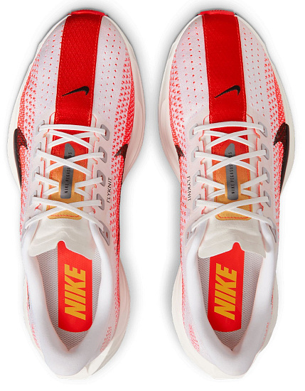 Кроссовки мужские Nike Pegasus Plus White/Black/Bright Crimson/Topaz Gold - Фото 5 большая