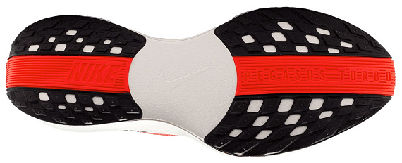Кроссовки мужские Nike Pegasus Plus White/Black/Bright Crimson/Topaz Gold - Фото 6 большая