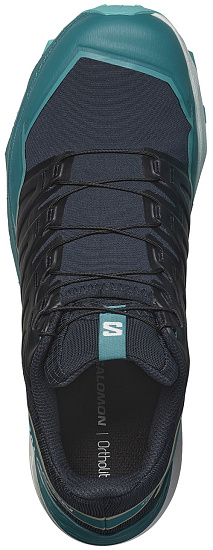 Кроссовки мужские Salomon Thundercross Carbon/Tahitian Tide/Peacock Blue - Фото 4 большая
