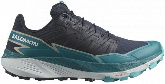 Кроссовки мужские Salomon Thundercross Carbon/Tahitian Tide/Peacock Blue - Фото 1 большая