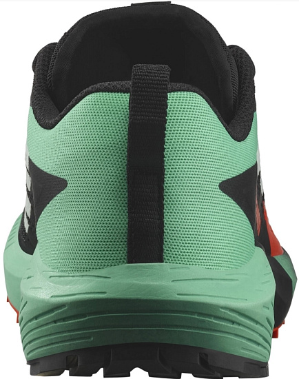 Кроссовки мужские Salomon Sense Ride 5 Black/Bay/Cherry Tomato - Фото 3 большая