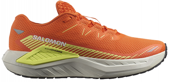 Кроссовки мужские Salomon Drx Defy Grvl Red Orange/Sharp Green/Dawn Blue - Фото 1 большая
