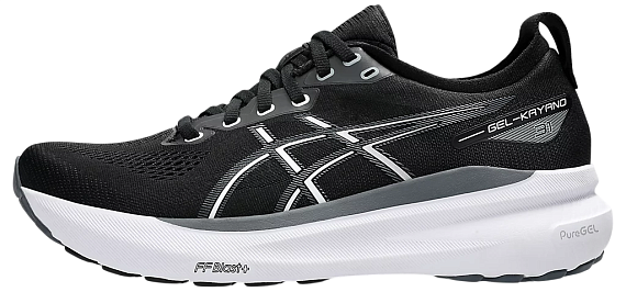Кроссовки мужские ASICS Gel-Kayano 31 Black/White - Фото 2 большая