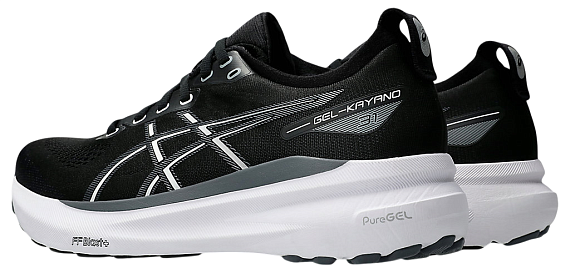 Кроссовки мужские ASICS Gel-Kayano 31 Black/White - Фото 7 большая