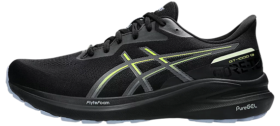 Кроссовки мужские ASICS Gt-1000 13 Gtx Black/Safety Yellow - Фото 2 большая