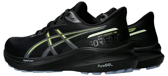Кроссовки мужские ASICS Gt-1000 13 Gtx Black/Safety Yellow - Фото 7 большая