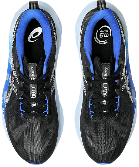 Кроссовки мужские ASICS Novablast 5 Black/White - Фото 4 большая