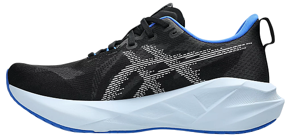 Кроссовки мужские ASICS Novablast 5 Black/White - Фото 6 большая