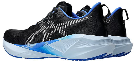 Кроссовки мужские ASICS Novablast 5 Black/White - Фото 7 большая