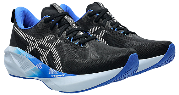 Кроссовки мужские ASICS Novablast 5 Black/White - Фото 8 большая