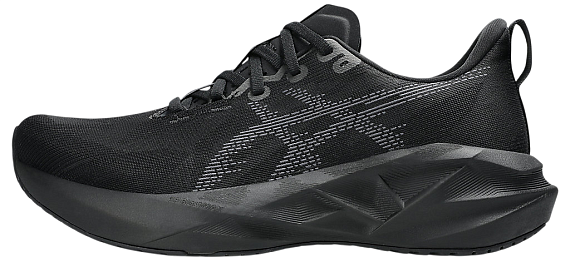 Кроссовки мужские ASICS Novablast 5 Black/Carrier Grey - Фото 2 большая