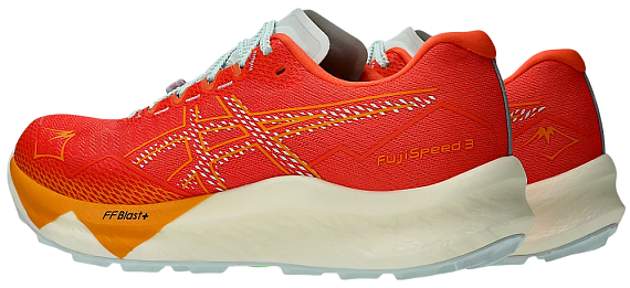 Кроссовки мужские ASICS Fujispeed 3 Nova Orange/Pure Aqua - Фото 7 большая