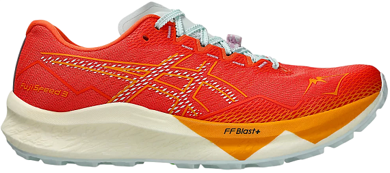 Кроссовки мужские ASICS Fujispeed 3 Nova Orange/Pure Aqua - Фото 1 большая