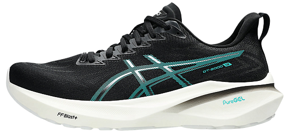 Кроссовки мужские ASICS Gt-2000 13 Black/Wave Teal - Фото 2 большая