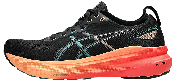 Кроссовки мужские ASICS Gel-Kayano 31 Black/Rainy Lake - Фото 7 большая