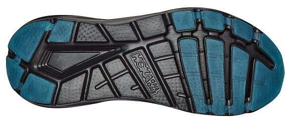 Кроссовки мужские Hoka Elevon 2 Black/Dark Shadow - Фото 3 большая