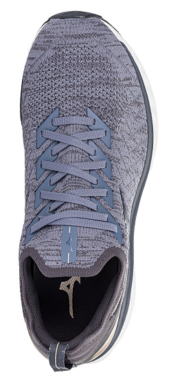 Кроссовки мужские Mizuno Wave Sky Neo Сер/Чер/Зол - Фото 3 большая