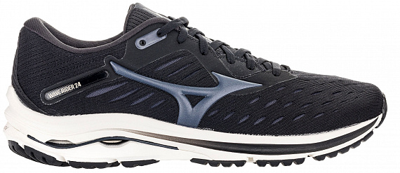 Кроссовки мужские Mizuno Wave Rider 24 Чер/Чернильн/Бел - Фото 1 большая