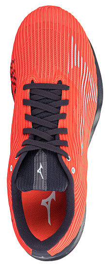 Кроссовки мужские Mizuno Wave Shadow 4 Крас/Св.Гол/Чернильн - Фото 3 большая