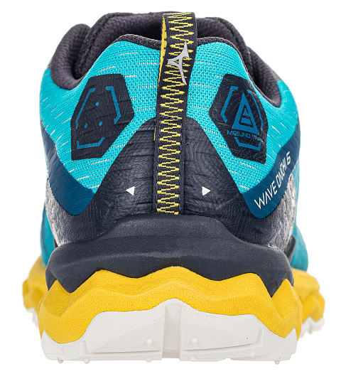 Кроссовки мужские Mizuno Wave Daichi 6 Гол/Бел/Желт - Фото 4 большая
