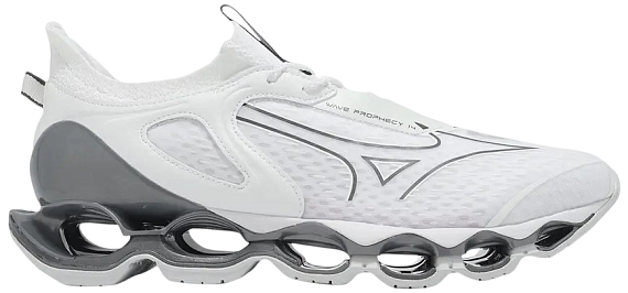 Кроссовки Mizuno Wave Prophecy 14 White/MIZGalaxySilver/HarbMist - Фото 1 большая