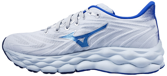 Кроссовки мужские Mizuno Wave Sky 8 Plein Air/Laser Blue/Mugen Blue - Фото 2 большая
