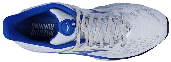 Кроссовки мужские Mizuno Wave Sky 8 Plein Air/Laser Blue/Mugen Blue - Фото 5 большая