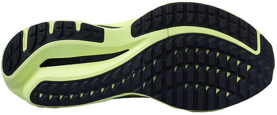 Кроссовки мужские Mizuno Wave Inspire 20 Mizuno Neo Lime/Black/Evening - Фото 4 большая