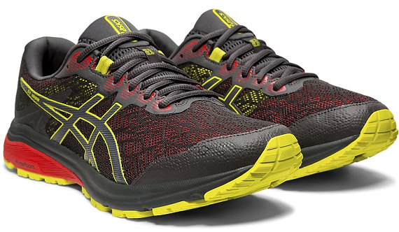 Кроссовки мужские ASICS GT-1000 8 GTX Graphite Grey/Sour Yuzu - Фото 8 большая