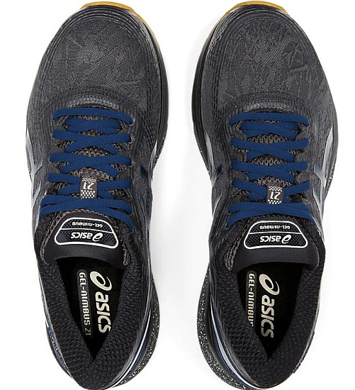 Кроссовки мужские ASICS Gel-Nimbus 21 Winterized Graphite Grey/Black - Фото 4 большая