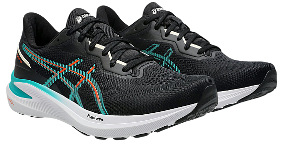 Кроссовки мужские ASICS Gt-1000 13 Black/Wave Teal - Фото 8 большая