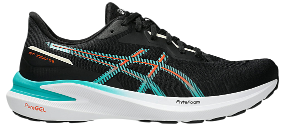 Кроссовки мужские ASICS Gt-1000 13 Black/Wave Teal - Фото 1 большая