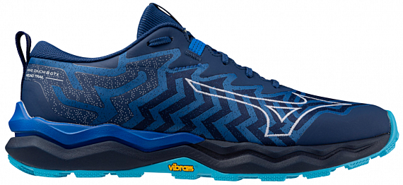 Кроссовки мужские Mizuno Wave Daichi 8 Gtx Classic Blue /White/Pageant Bl - Фото 1 большая