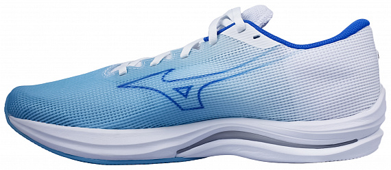 Кроссовки мужские Mizuno Wave Rebellion Sonic 2 River Blue/Mugen Blue/White - Фото 2 большая