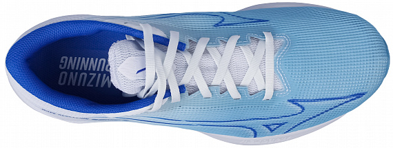 Кроссовки мужские Mizuno Wave Rebellion Sonic 2 River Blue/Mugen Blue/White - Фото 5 большая
