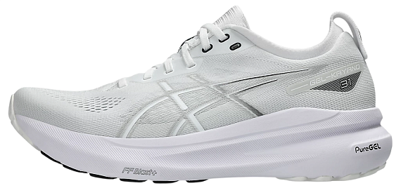 Кроссовки мужские ASICS Gel-Kayano 31 White/Concrete - Фото 2 большая