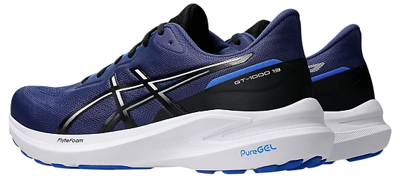 Кроссовки мужские ASICS Gt-1000 13 Indigo Blue/White - Фото 7 большая